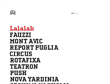 Tablet Screenshot of lalalab.it
