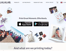 Tablet Screenshot of lalalab.com