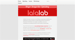 Desktop Screenshot of lalalab.nl